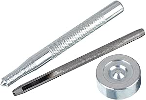 Trimming Shop 15mm Capuchon à Bouton Pression, Argent Boutons Pression