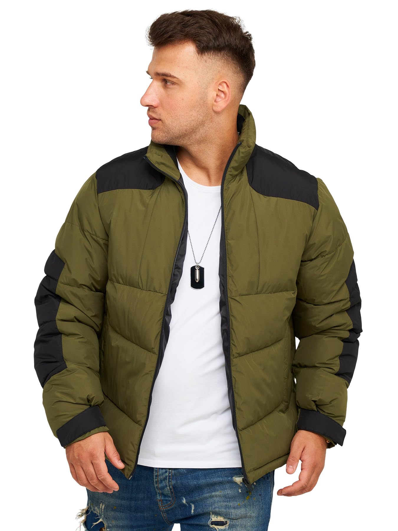 JACK & JONES Herren Winterjacke VOTIS PUFFER Steppjacke