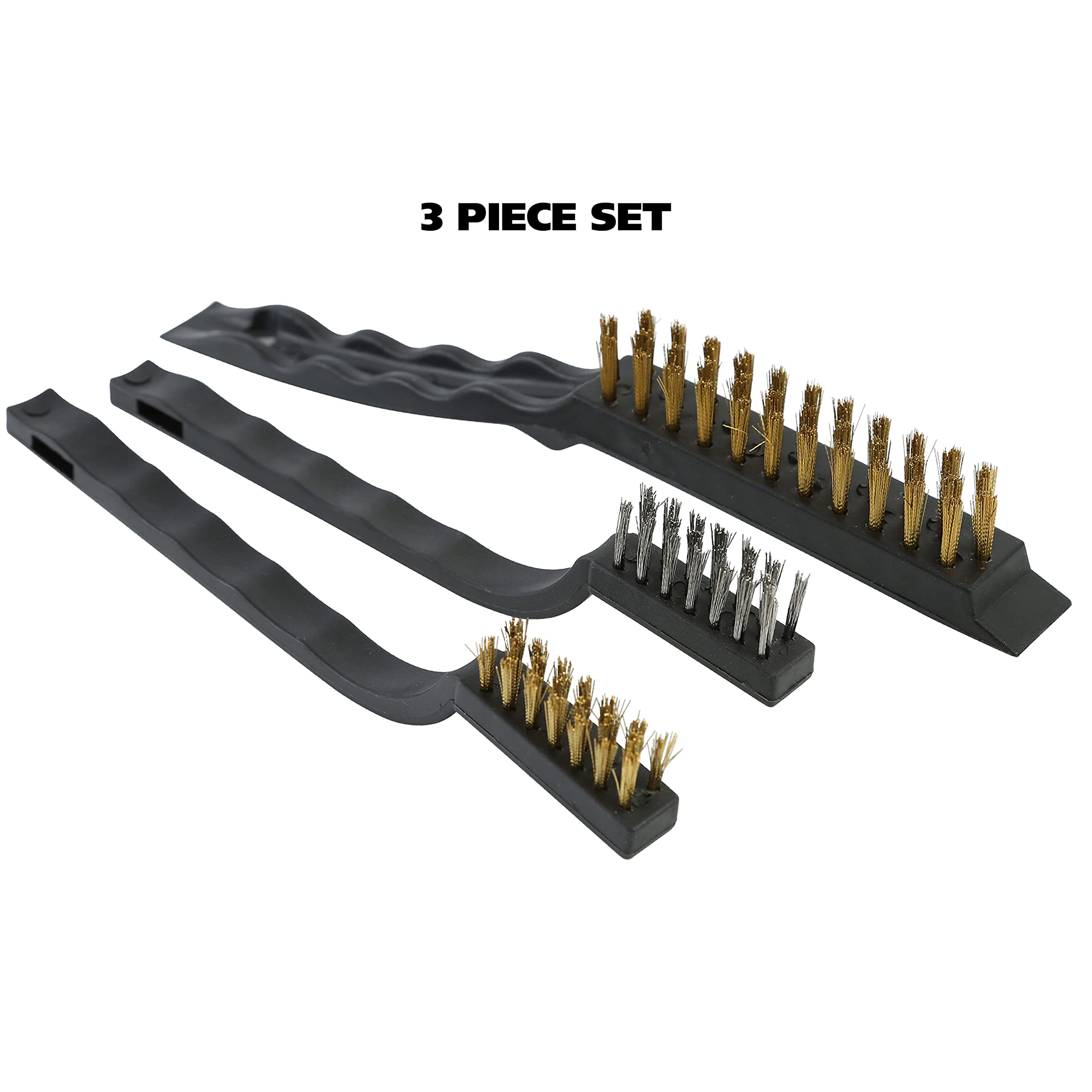 GreatNeck BS3W 3 Piece Wire Brush Set