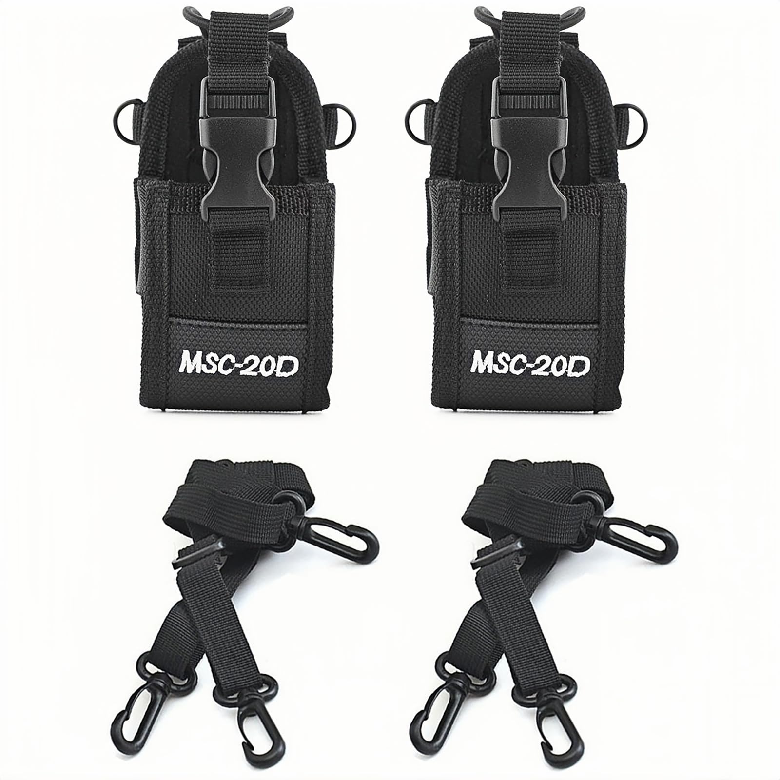 Walkie Talkie Holder Radio Holster Walkie Talkie Lanyard Crossbody Radio Chest Harness(Pack of 2)
