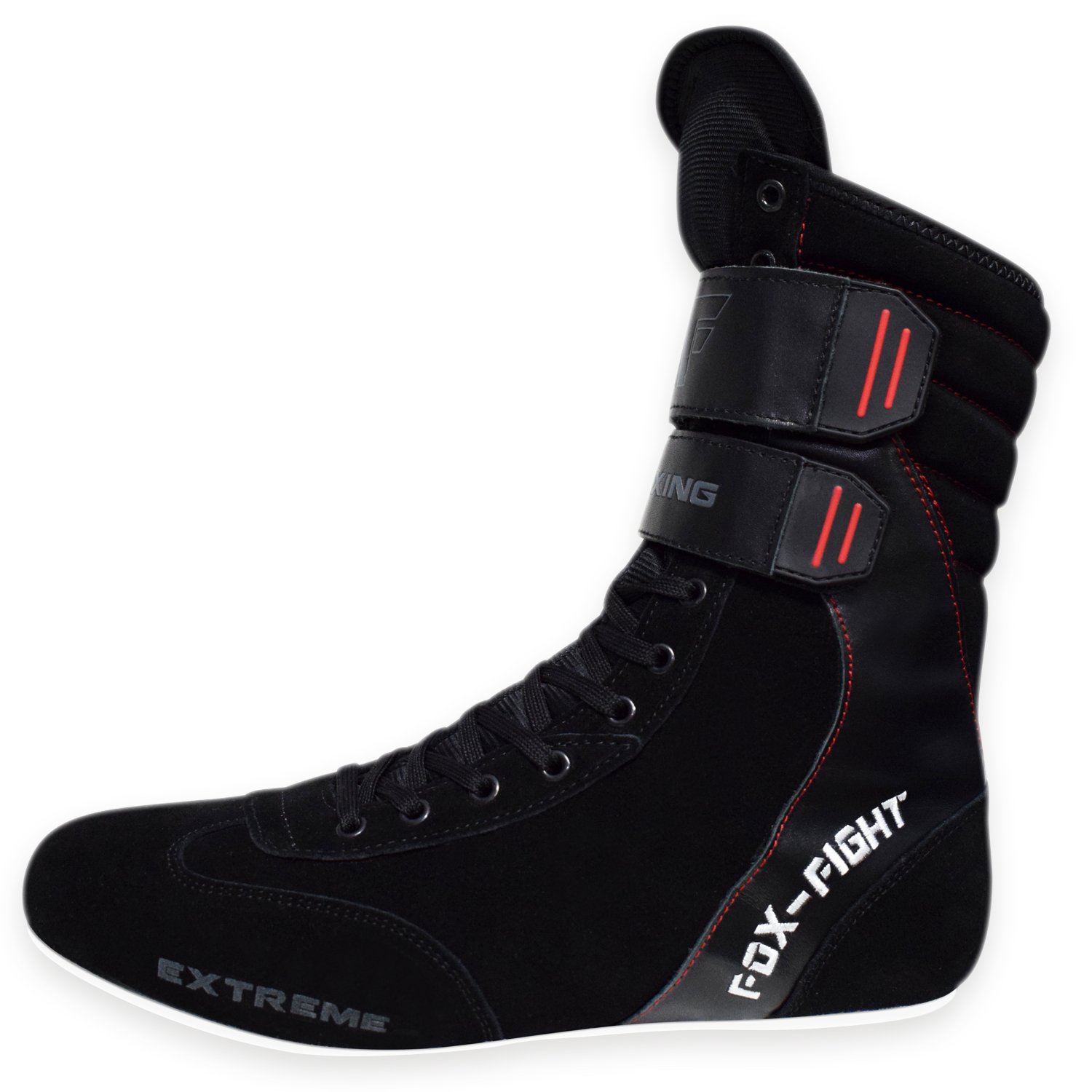 FOX-FIGHT Extreme Boxstiefel aus echtem Leder professionelle hochwertige Qualität Boxen Boxing Schuhe Boxschuhe Box Hog Boots