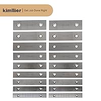 Vista 4 de kimllier 9 pares de bloques de calibre de precisión de acero paralelo de 1/4 x 6 pulgadas