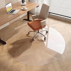 Round Office Chair Mat for Hardwood Floors 1 5mm Clear Chairs Mat Floor Mats Heavy Duty Round Floor