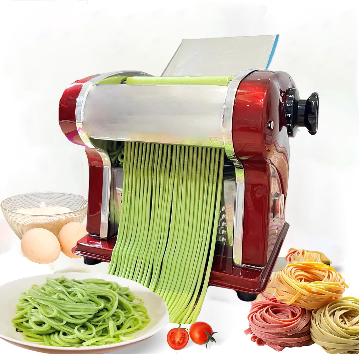 Amazon.com: SHILINTONG Electric Pasta Noodle Maker Machine, Built