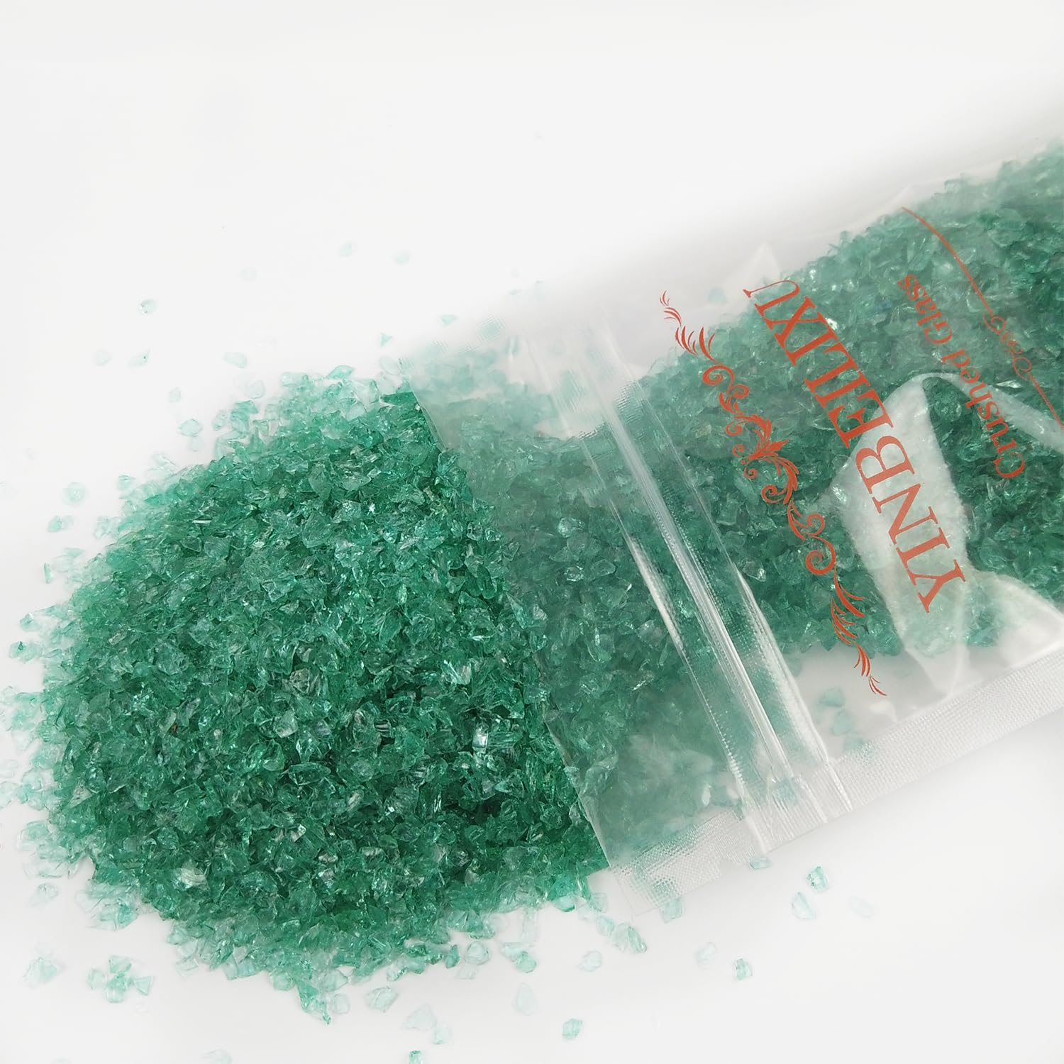 Gold Crushed Glass Glitter for Resin Art -19