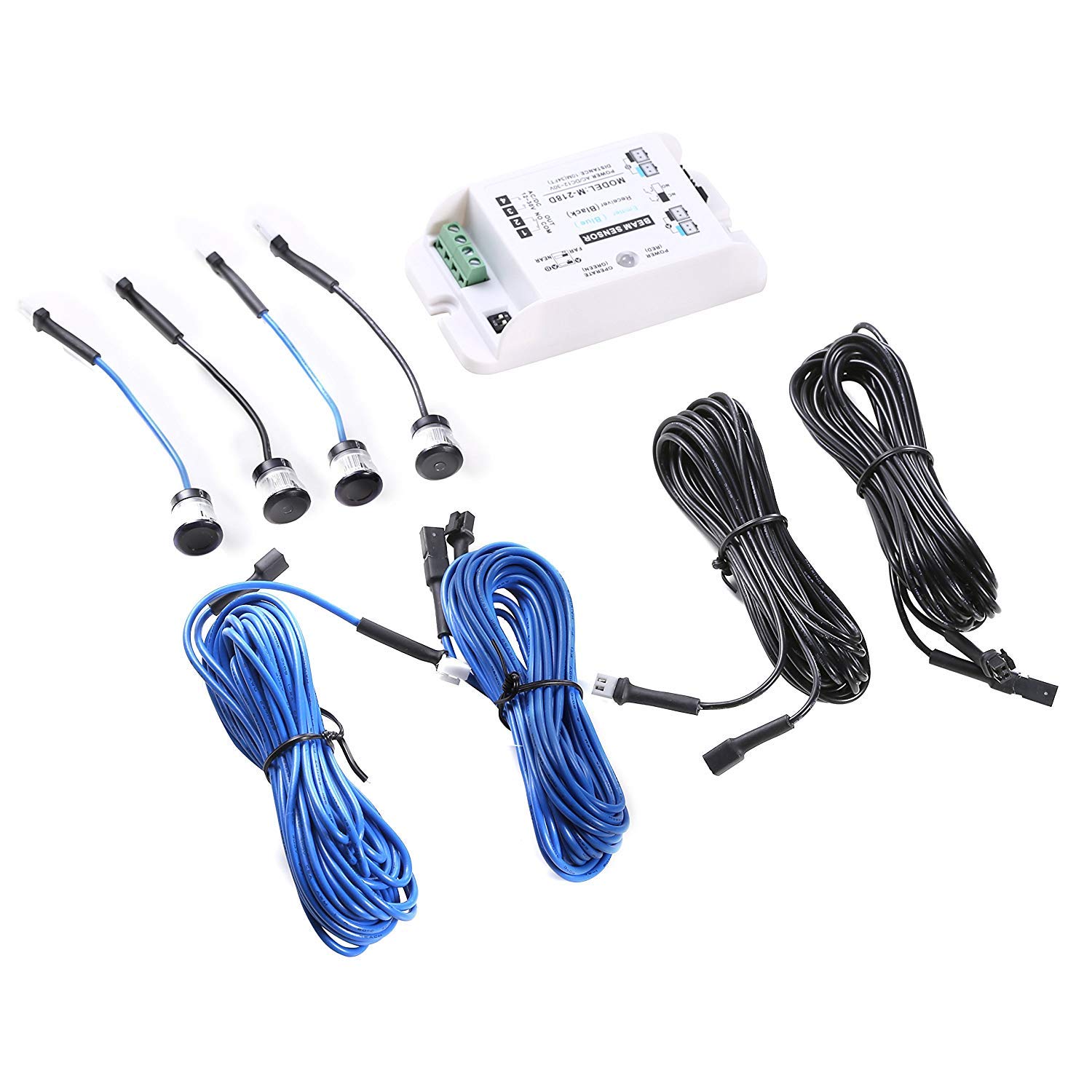 UHPPOTE Seguridad Doble Fotoeléctrico Haz Sensor Detector para Auto-Puerta Control Sistema