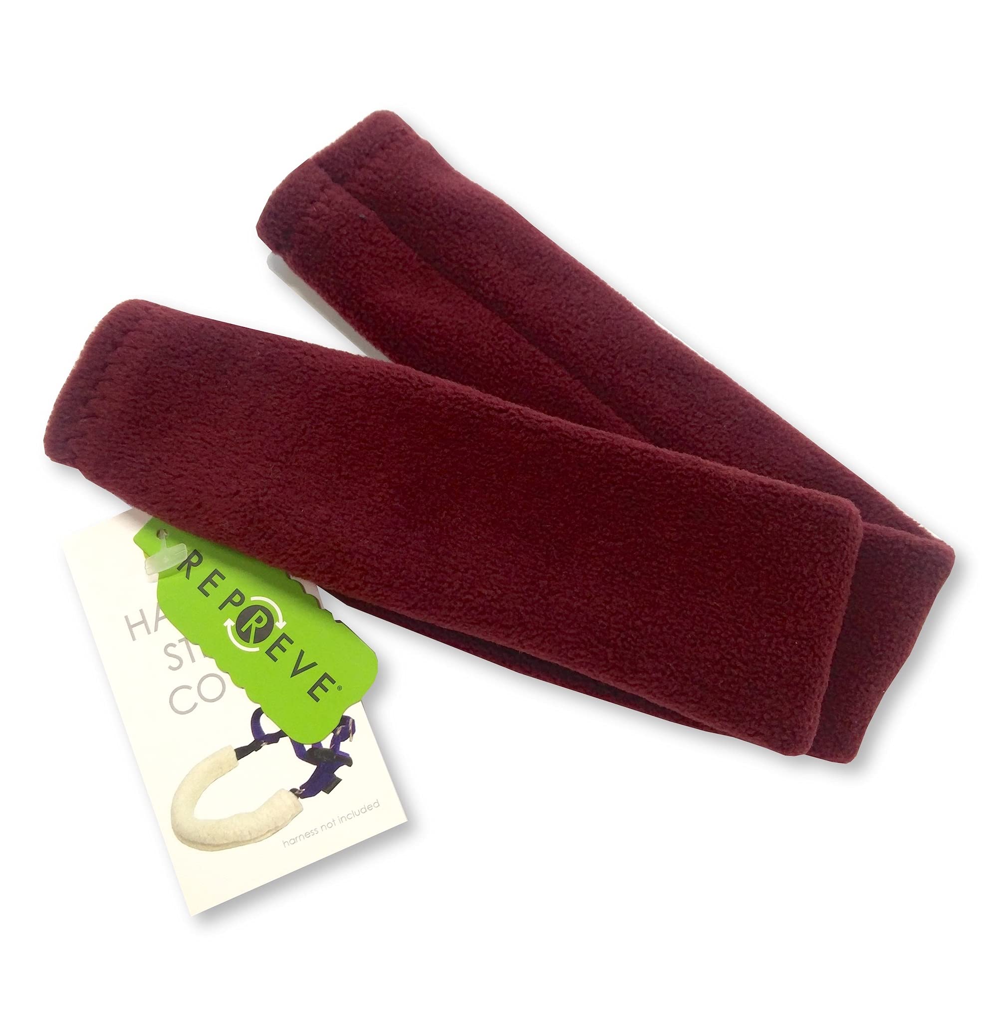 Eco-Pup Dog Harness Strap Cover - Padding to Prevent Rubbing, Made of Recycled Polyester Fleece, Large/18 Long, Purple