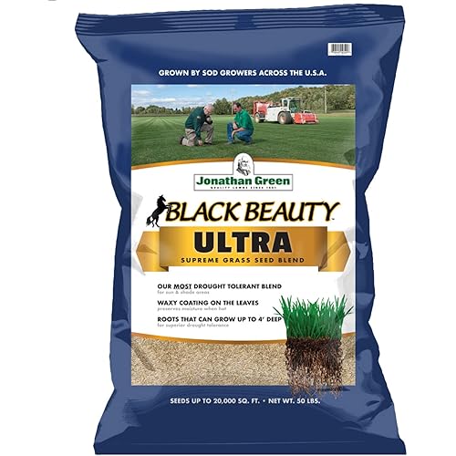 Jonathan Green (10324) Black Beauty Ultra Grass Seed - Cool Season Lawn Seed (50 lb)
