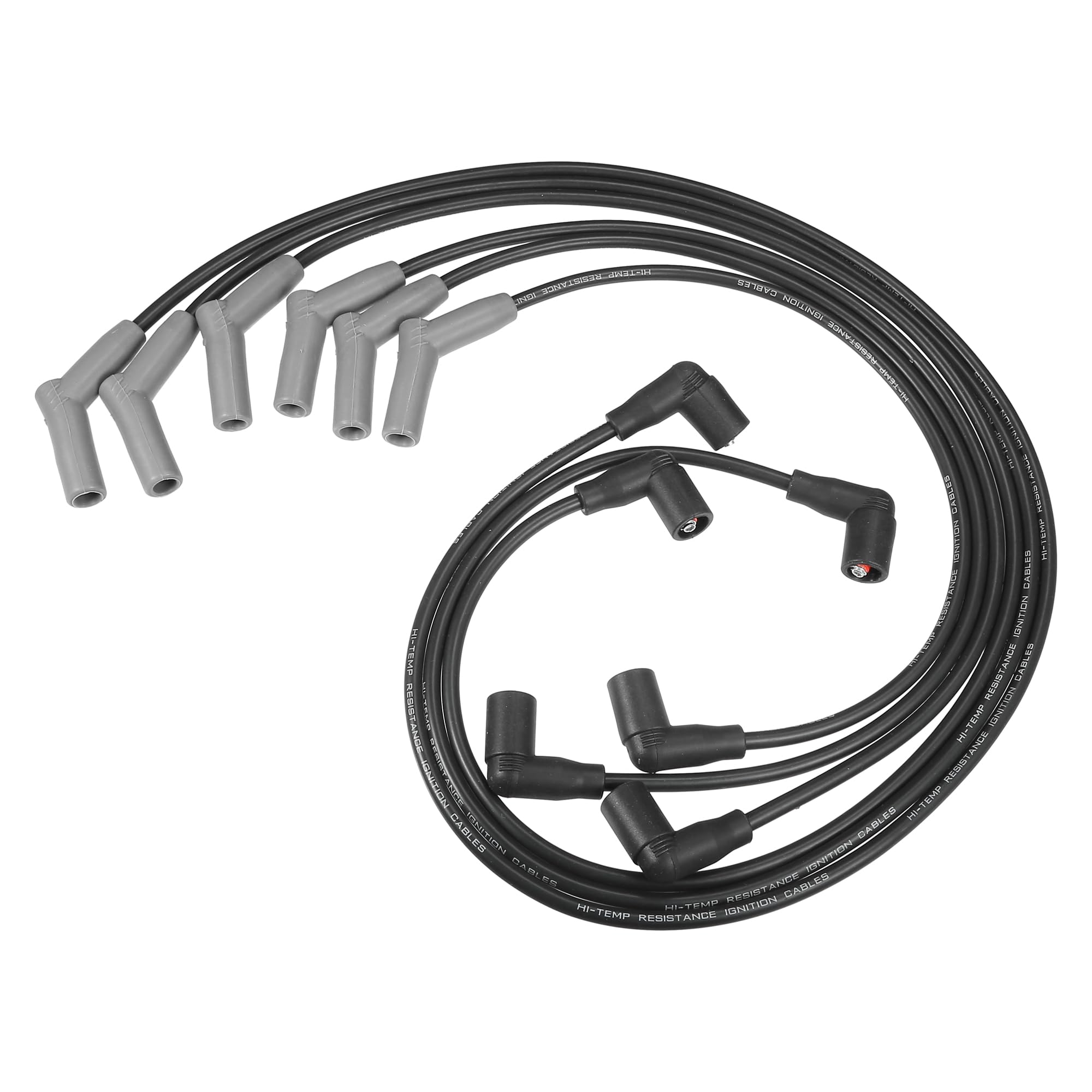 ACROPIX Car Spark Plug Coil Wires Ignition Coil Harness Cable 7mm Fit for Ford for Mustang 2001-2004 V6 3.8L 3.9L No.1U2Z12259BA - Pack of 6