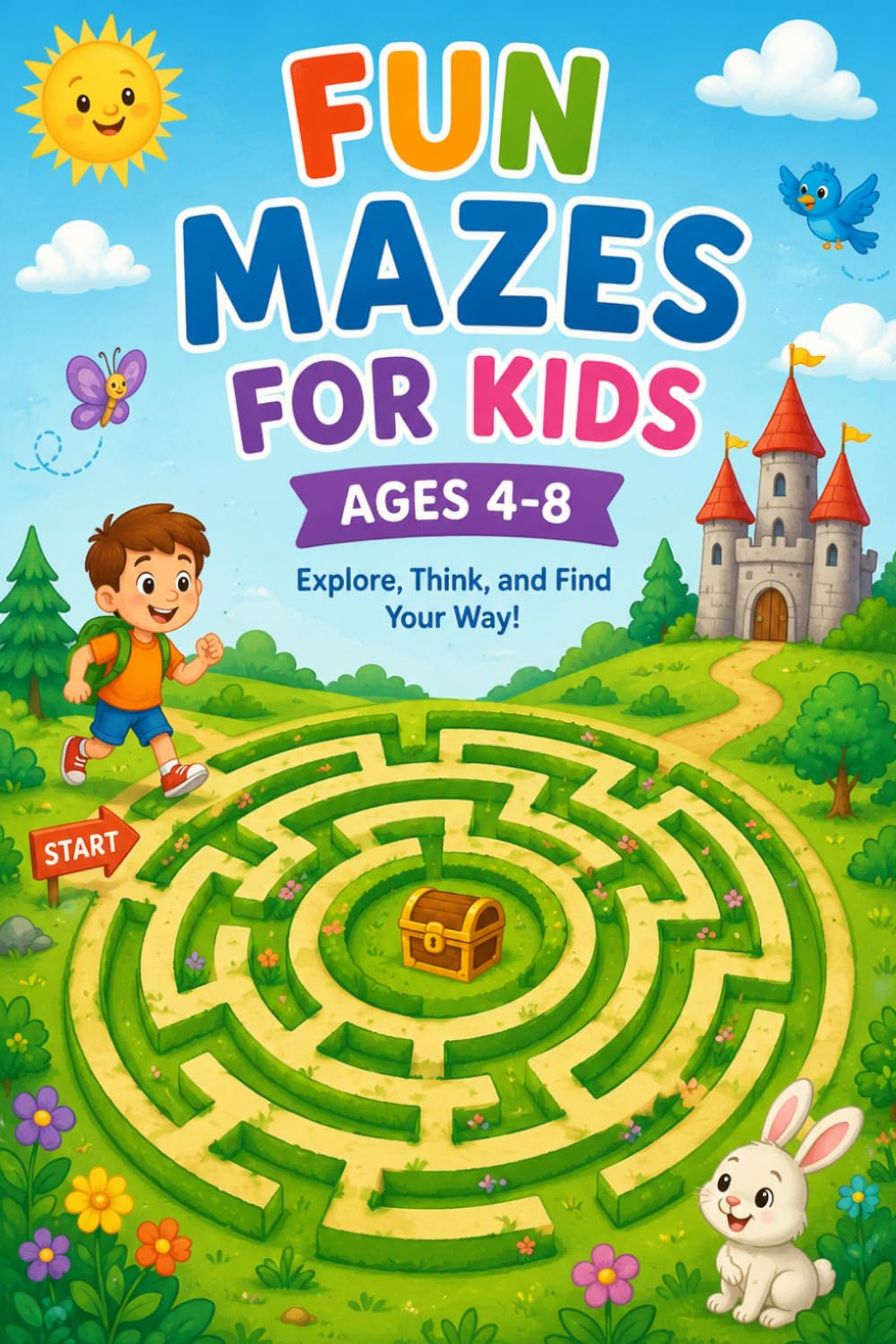 Super Fun Maze Adventures: For kids ages 4-8