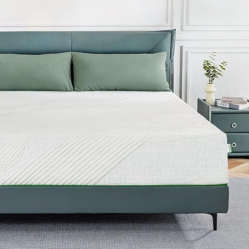 Miniatura 10 de Novilla Colchón de tamaño matrimonial, colchón de espuma de 12 pulgadas en una caja, colchón de espuma viscoelástica de gel para alivio de presión y