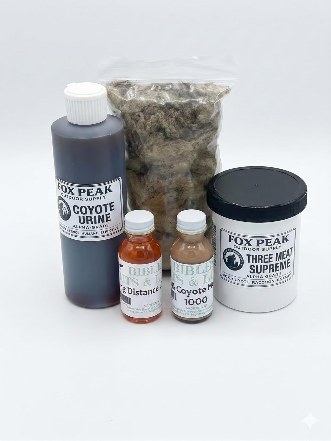 Coyote Lure & Bait Kit #1 by Fox Peak Outdoor Supply