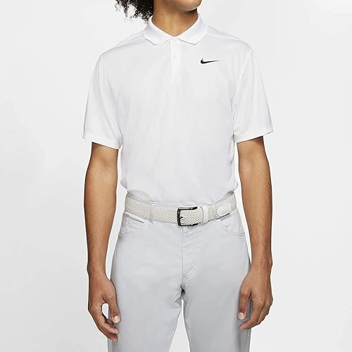 Miniatura 3 de Nike Dri-fit Victory Polo para hombre, Blanco, M