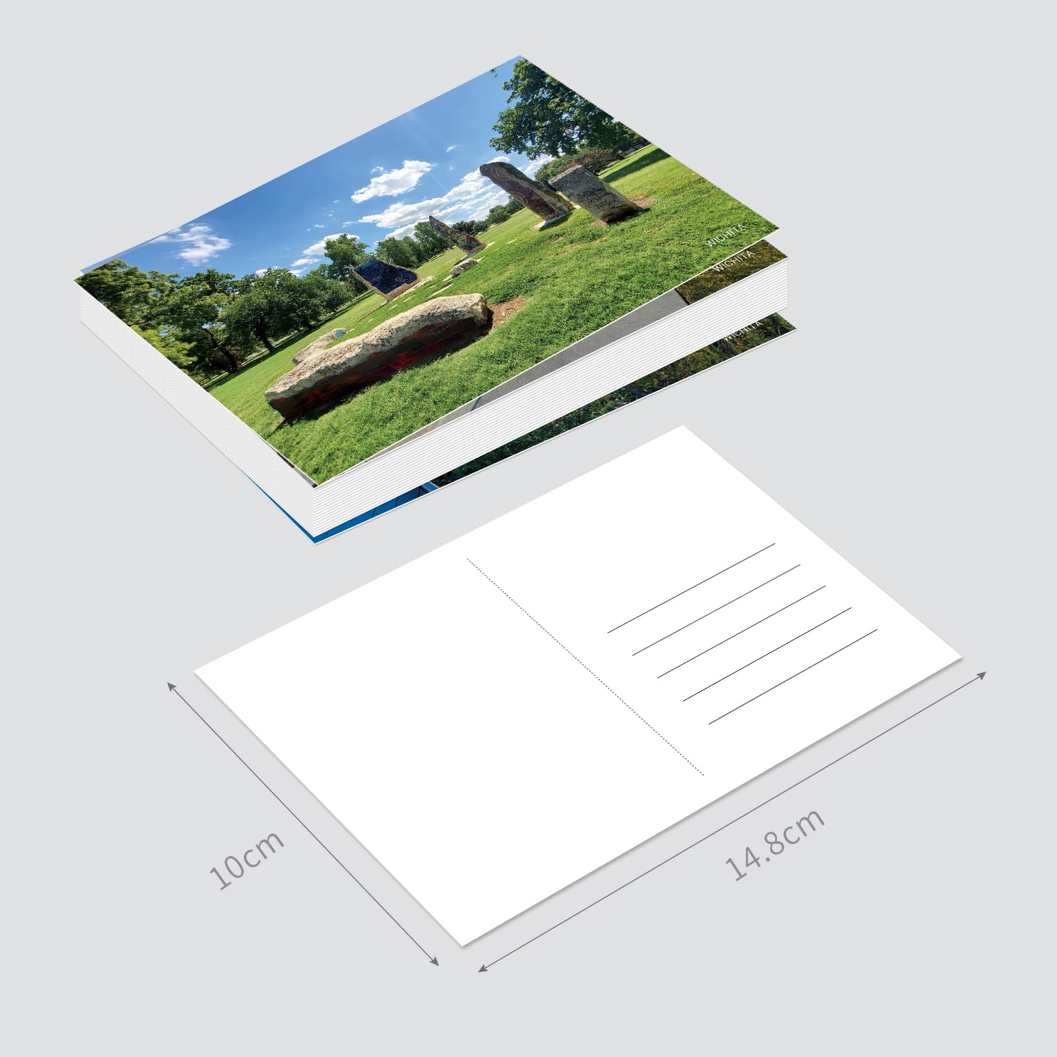 20-Pack Kansas City Missouri Vintage Postcards - 10x14.8cm Travel Postcards For Mailing & Collecting