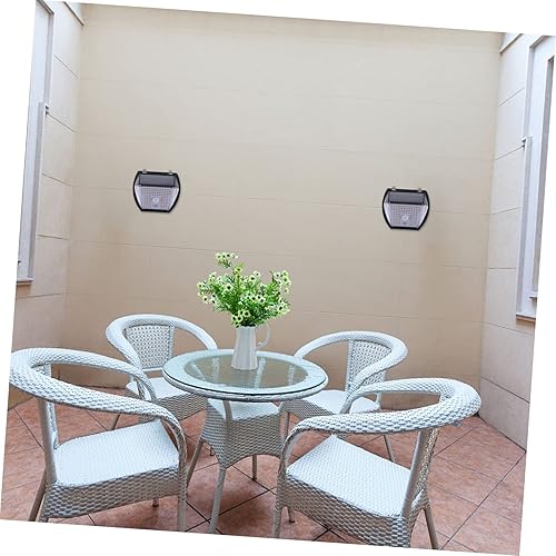 Miniatura 5 de Uonlytech Luces solares brillantes Luces solares para exterior LED Sensor de movimiento Luz al aire libre apliques Iluminación de pared PC Escalera