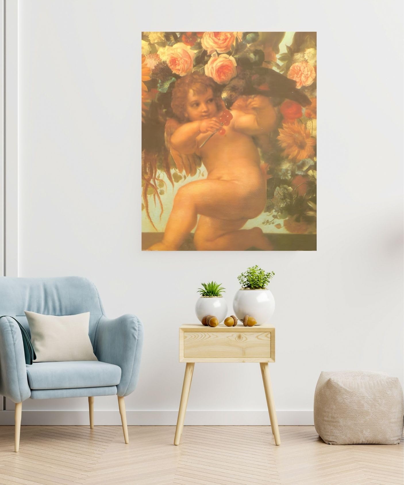 Amazon.com: Impact Posters Gallery Raphael Baby Little Angel Wall