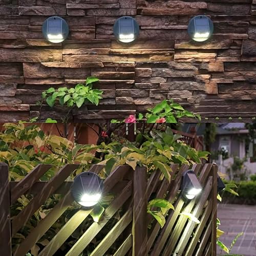 Miniatura 6 de BRIGHTICONIC Luces solares para exteriores para patio, poste de 4 x 4, sensor de movimiento de inundación brillante, 1000 lúmenes, del anochecer al