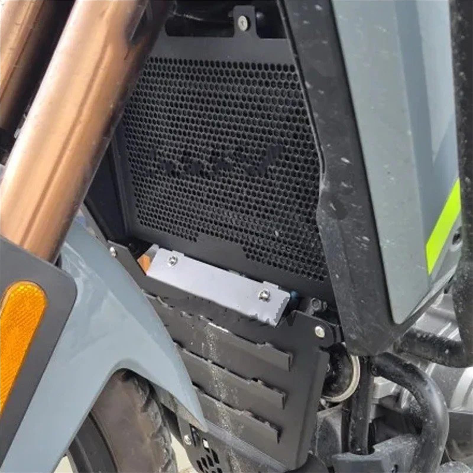 Motorrad Kühlerschutz Kühlerabdeckung Für CFMOTO 450MT 450 MT Für MT450 Für CF450MT 2024 2025 Motorrad Kühler Schutz Motor Abdeckung Protector(Black Set)
