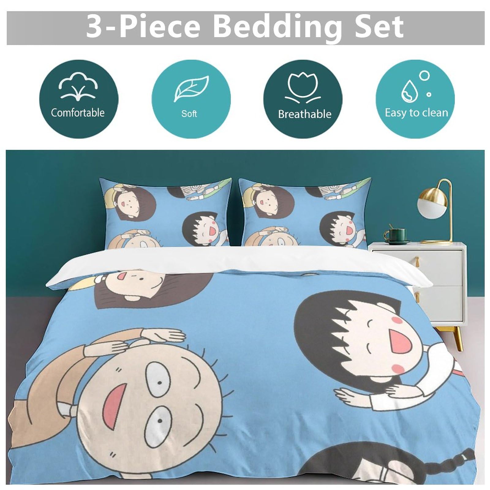 Amazon|ちびまる子ちゃん 寝具セット シングル寝具カバーセット Amazon|ちびまる子ちゃん 寝具セット シングル寝具カバーセット