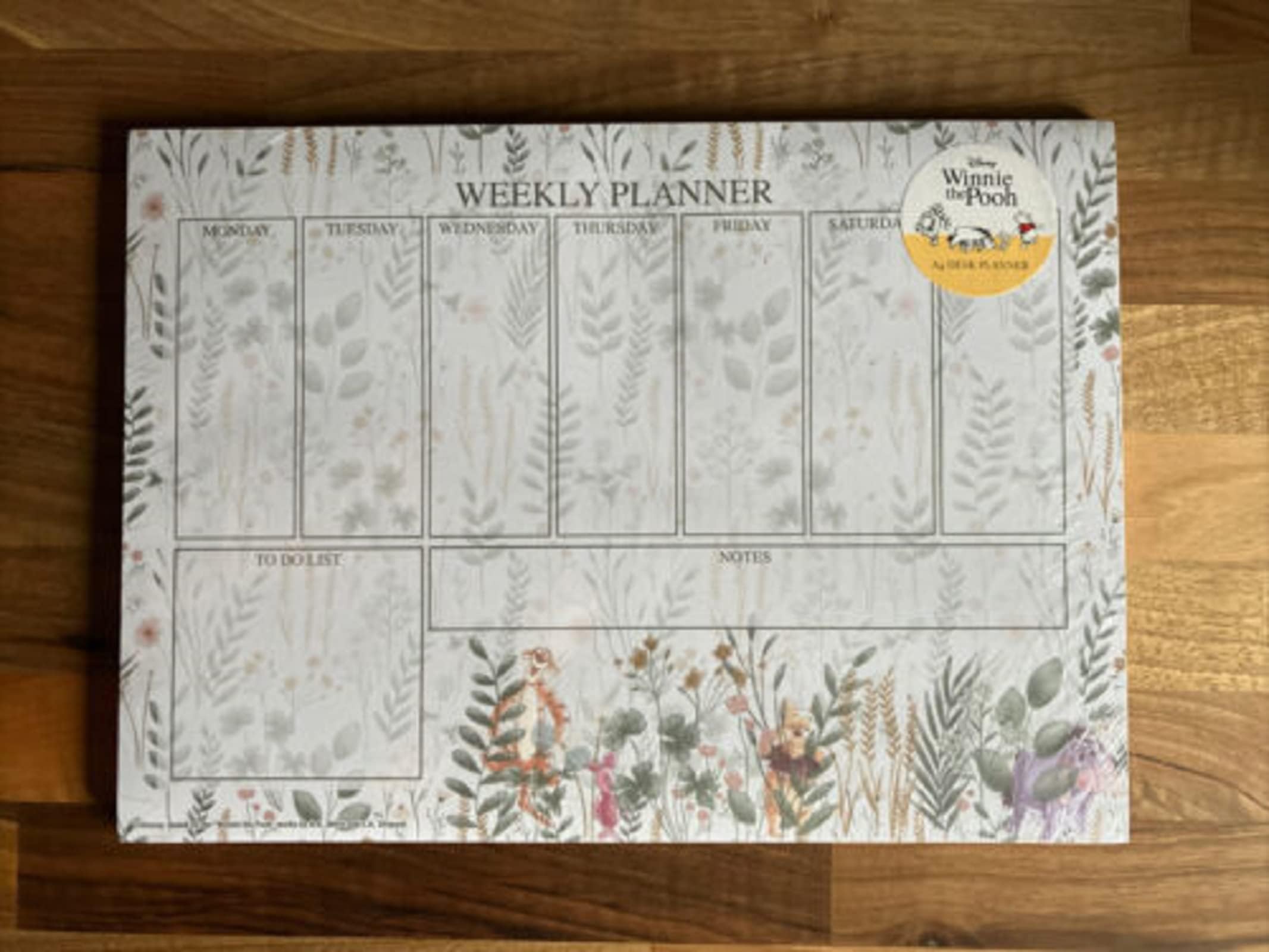 Pyramid International Disney Winnie The Pooh Weekly Planner (Meadow Design) A4 - Official Merchandise