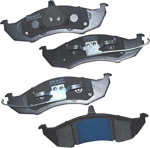 Vista 205 de Bendix Premium SBM8 - Pastillas de freno semimetálicas Premium para modelos seleccionados Buick Special, Camaro, Corvette, Phaeton, Olds F85, Vista