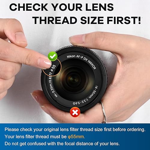 Miniatura 10 de Lightdow Gran angular de alta definición de 2.047 in 0.43x + accesorio de lente macro para Nikon Serie D y más - Mejora tu creatividad fotográfica