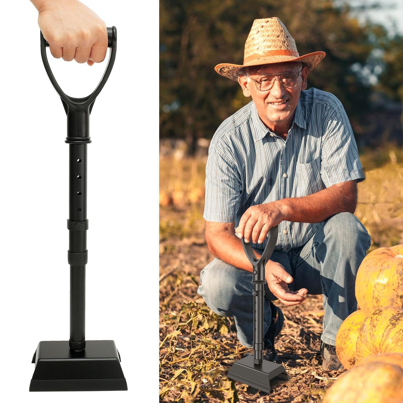 Generico Walking Stick, Crutches For Adults, Adjustable Stand Assist, Elder Support Device, Adjustable Stand Assist Mobility Tool, Stable Senior Mobility Aid For Standing Assistance, Elderly Support