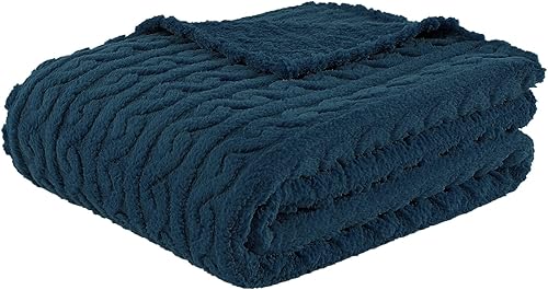 FY FIBER HOUSE Manta de vellón  Diseño de patrón 3D, manta Sherpa para campamento, viajes, cálida, súper suave, esponjosa, acogedora, decorativa,