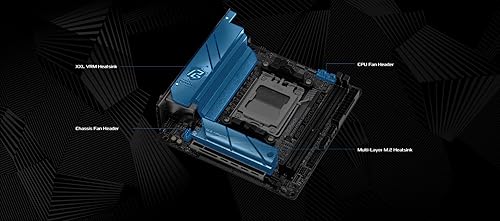 Miniatura 9 de ASRock B650I LIGHTNING WIFI AM5 Ryzen 7000 AMD B650 SATA 6Gbs Mini-ITX s DDR5