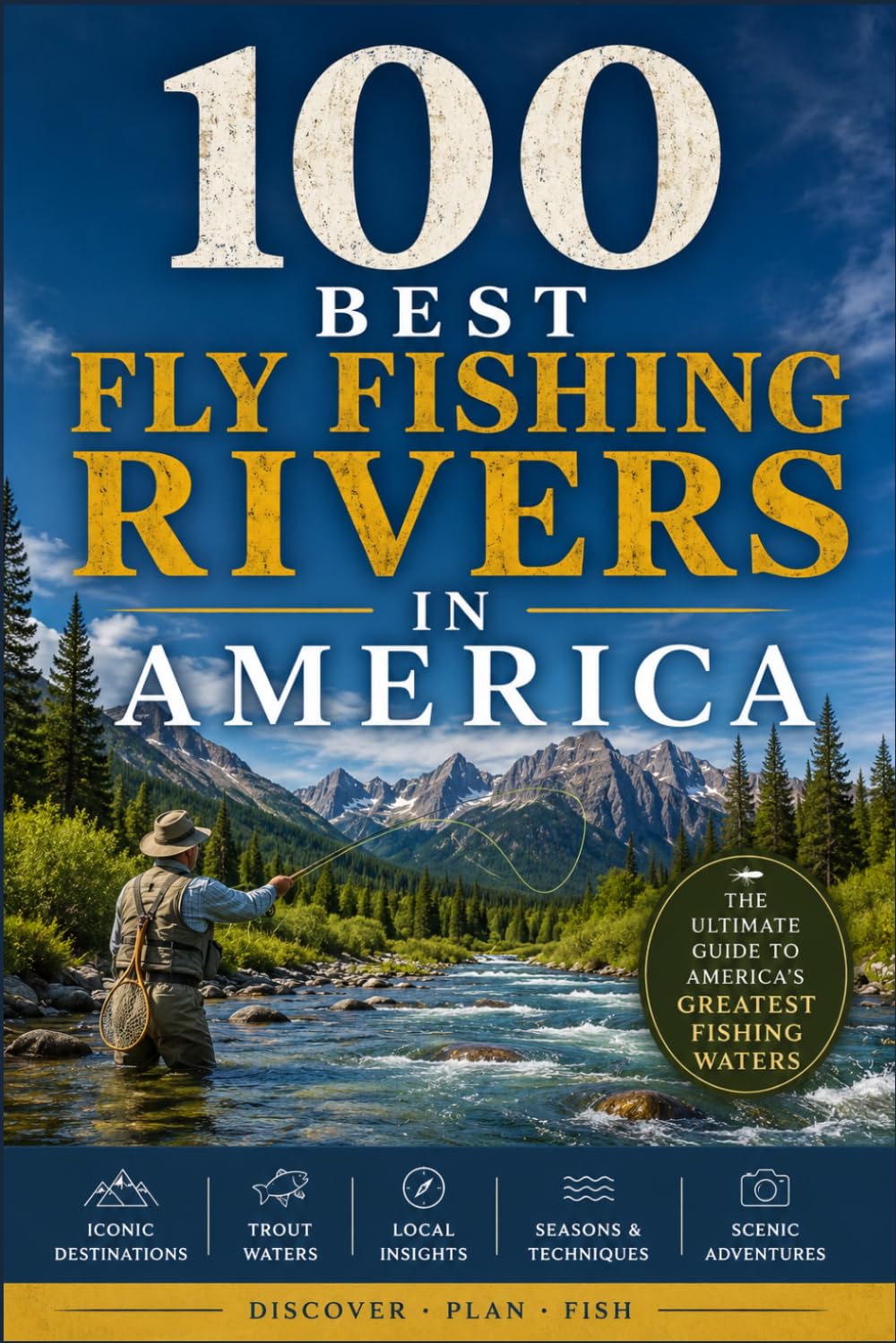 100 Best Fly Fishing Rivers in America: The Ultimate Angler's Guide to Legendary Trout Streams, Wild Salmon Runs, and Hidden Wade Spots Across the United States