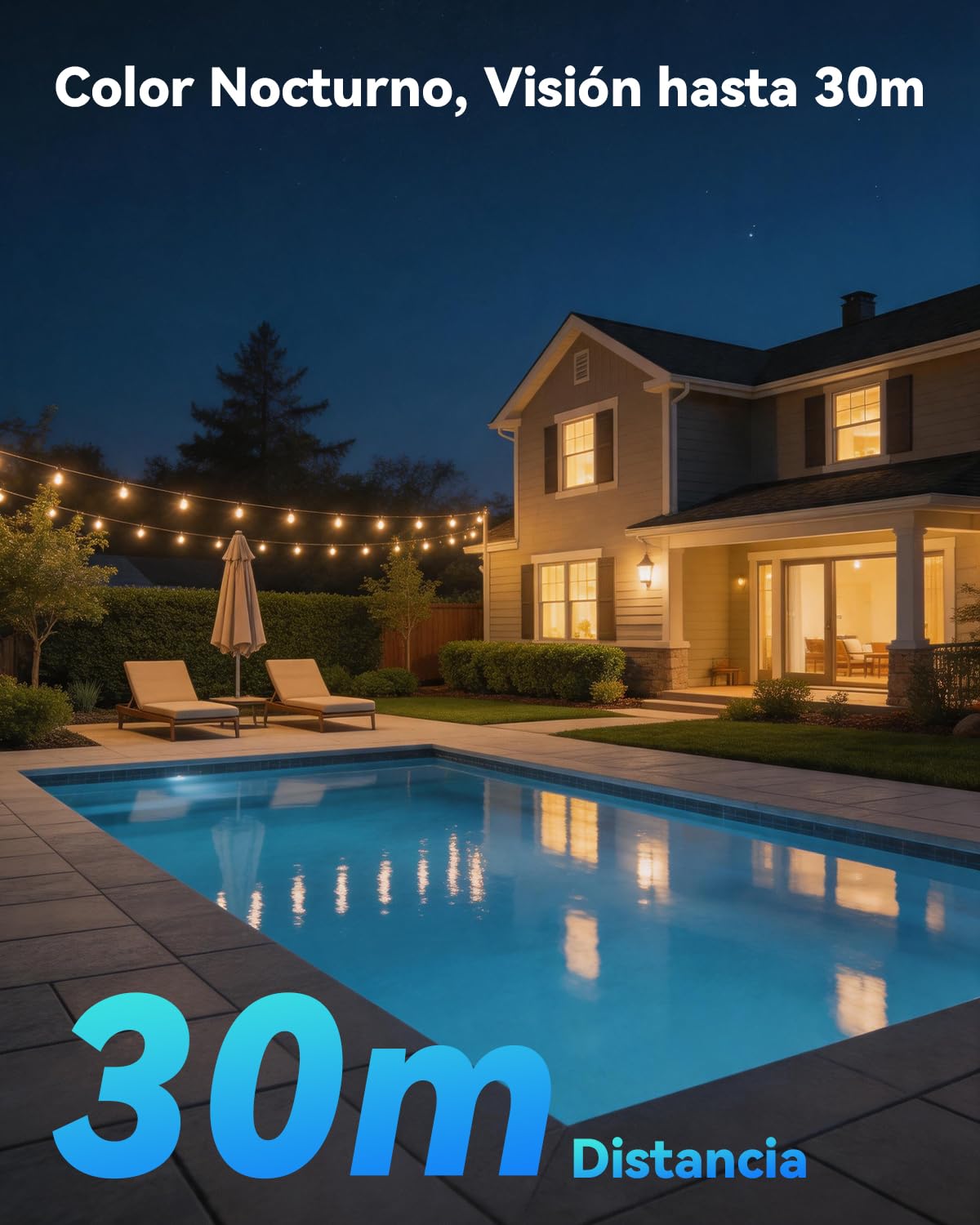 Imou 5MP Cámara Vigilancia WiFi Exterior 360°, PTZ Cámara IP Vigilancia de Seguridad, AI Detección de Humana, Seguimiento Automático, Sirena, Visión Nocturna Color 30M, Audio Bidireccional, Talos