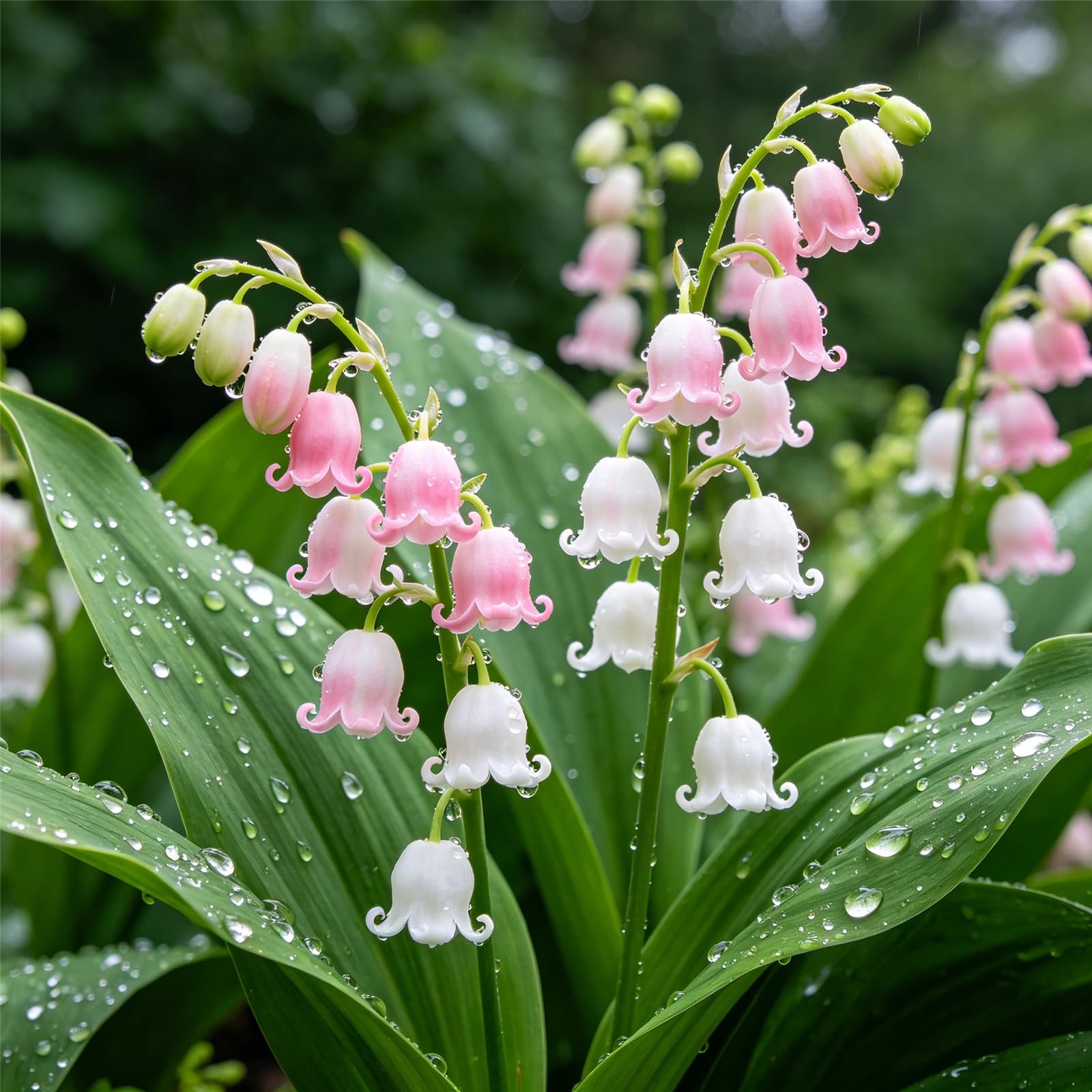 Perennial Lily of the Valley Bulbs for Planting UK-Rare Color-Grow Well-Excellent Display-Suitable for Outdoor & Indoor-10bulbs-D