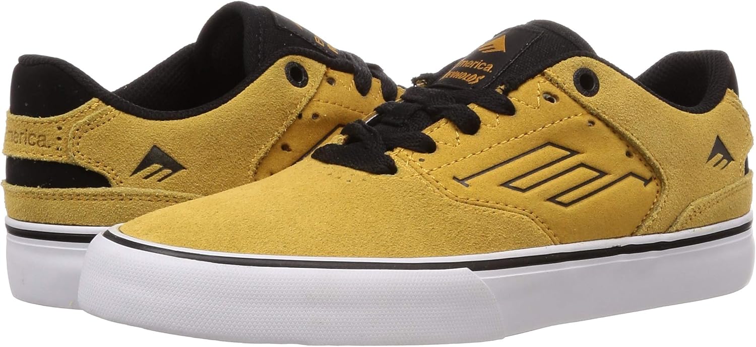 Emerica Men's The Reynolds Low Vulc Skate Shoe 7.0 Medium US Yellow