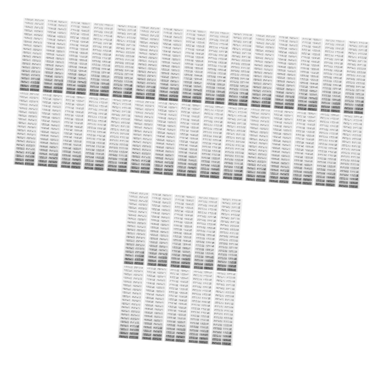 DOITOOL 4 Set Etichette Adesive Stickers Antifrode E Antimanomissione Etichette Pratiche E Resistente Facili Applicare Su Elettronica Abbigliamento 400 Pezzi*4