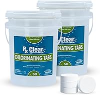 Vista 8 de Rx Clear - Tabletas de cloro de 3 pulgadas 5 libras Tabletas estabilizadas individuales para desinfectar piscinas De larga duración