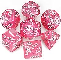 Vista 26 de CiaraQ DND - Juego de dados poliédricos con bolsa de dados para juegos de rol de Calabozos y Dragones, RPG MTG, juegos de mesa