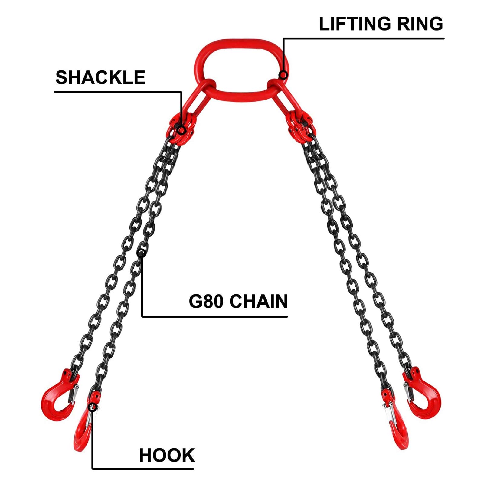 Amazon.com: Strand Stop Chain, 1Mtr X 4 Legs 8Mm Lifting