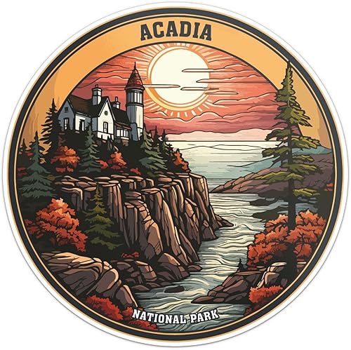 Miniatura 42 de Redwood National Park - Calcomanía de vinilo impermeable para parachoques de automóvil, laptop, botella de agua, pared y ventana, tamaño - 3