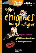 Download Petites énigmes trop malignes du CE1 au CE2 - Cahier de vacances PDF
