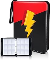 Vista 1 de carpeta de 9 bolsillos impermeable para tarjetas coleccionables, soporte de exhibición de álbum de cartas, expandible, álbum de 720 bolsillos