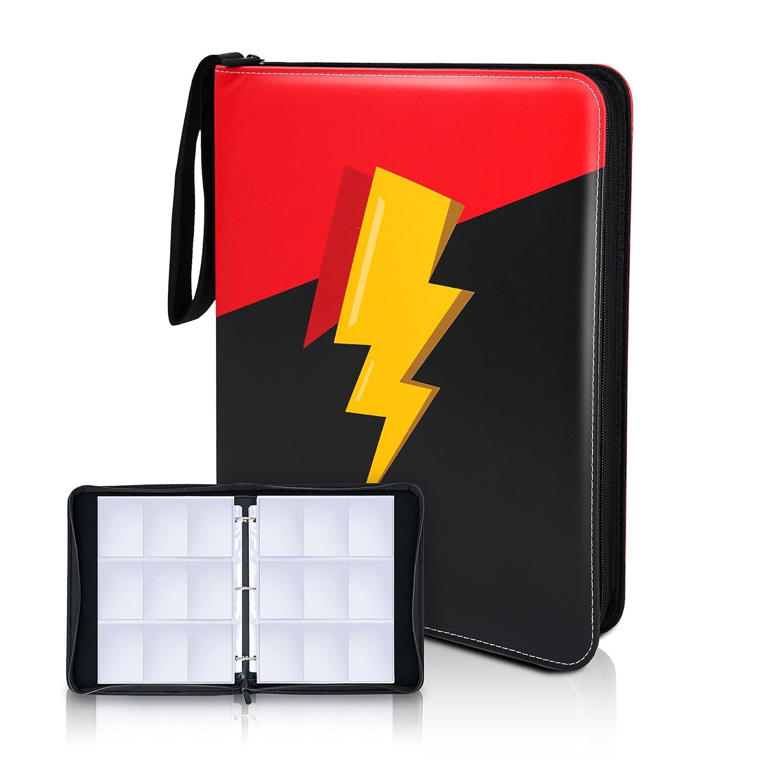 NeatoTek 9 Pocket Waterproof Trading Card Binder Trading Album Display Holder Expandable 720 Double Sided Pocket Album Compatible