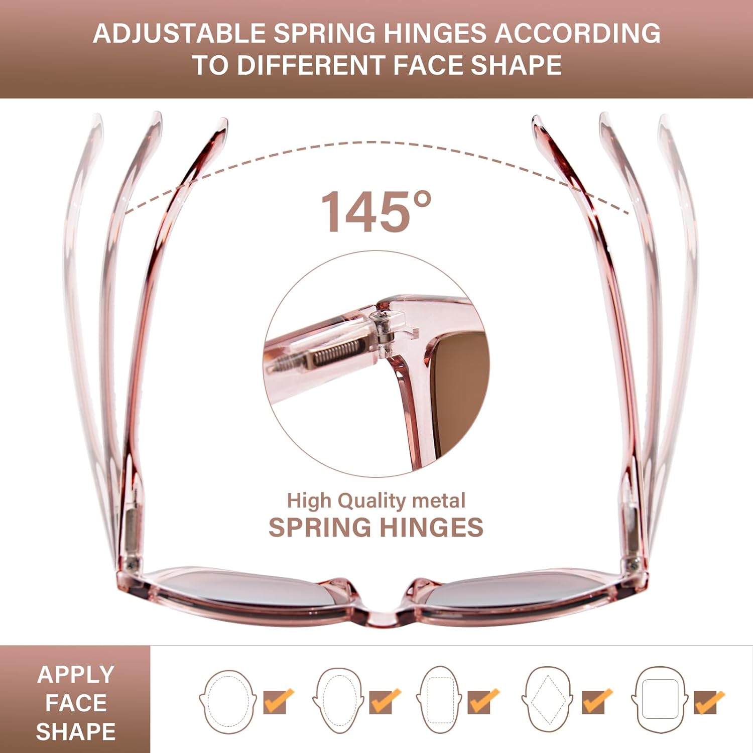 Reading Sunglasses for Women Men Full Lens Outdoor Readers Sunglasses UV Protection Sun Readers (Not Bifocal) - Image 5