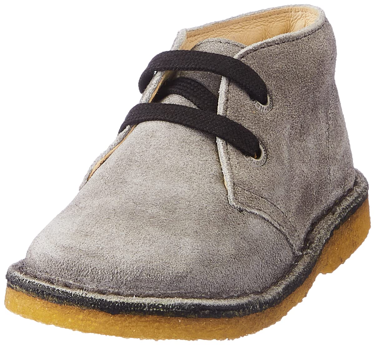 Naturino Suede Desert Boots, Grey Dark Grey, 38 EU