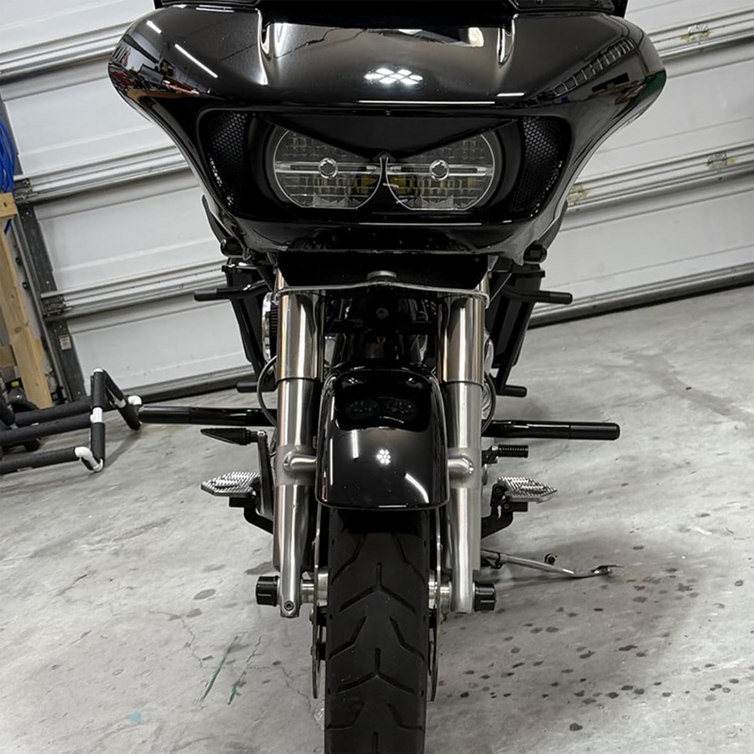 Tough Metal Skid Plate for Motorcycles Safeguards Vital Components From Strikes and Particles Global Engine Guard Multicolor