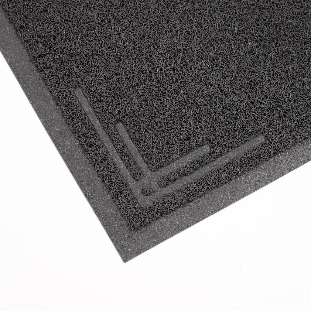 Long Litter Mat Runner 2'x6' - Trap Dirt, Mud and Cat Litter - Premium Waterproof PVC Mesh, Non Slip Rubber Runner for Pets, Entry, Mudroom, Garage, Laundry, RV, Camper - Litter Mat XL (Grey Modern)