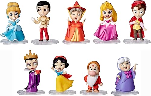 Disney Princess Colección Comics Adventure Discoveries juego de muñecas con 9 figuras bases castillo de exhibición y estuche juguete para niñas de 3