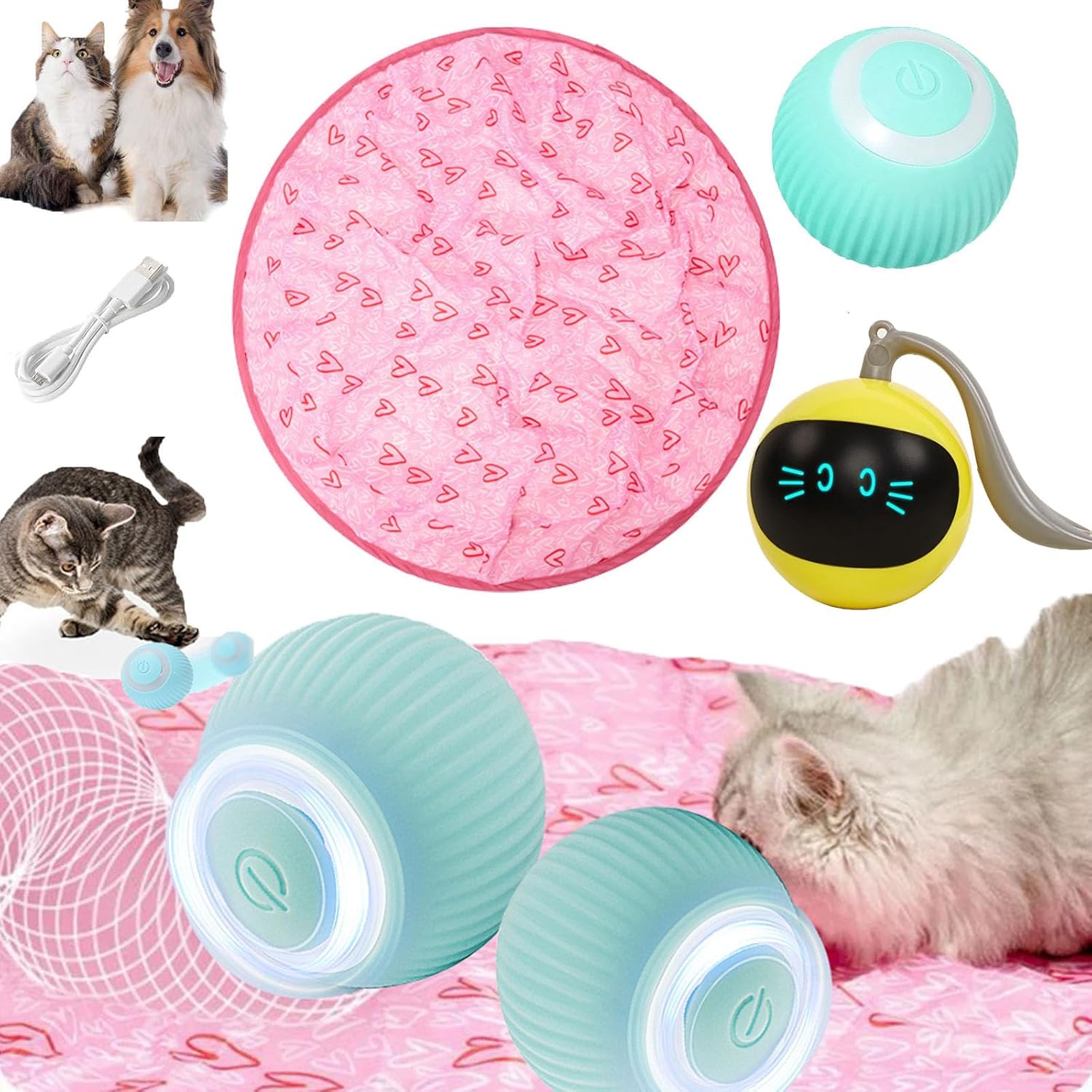 Gertar Cat Toy 2 in 1 Simulated Interactive Hunting Cat