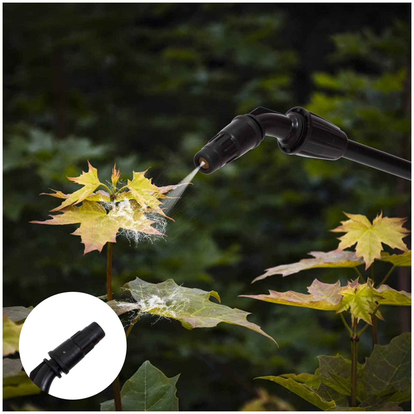 WECLEAN 8L Elektrischer Akku-Drucksprüher für Gartenarbeit, Pflanzenschutz und Reinigungs-/Desinfektionsarbeiten - Lithium-Ionen Akku für langlebige Performance
