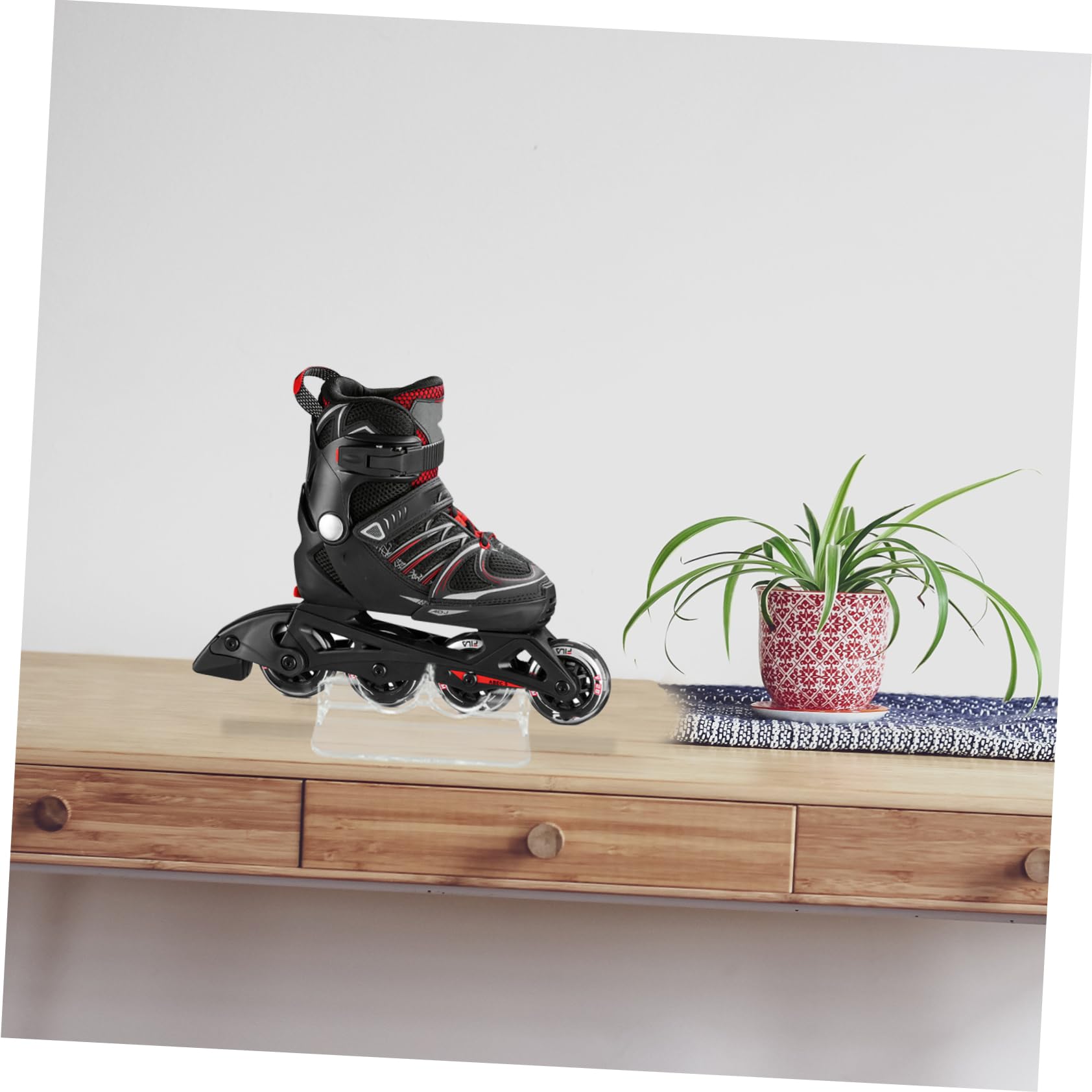 Hemoton Skate Shoe Rack Ice Skates Display Stand Showcase Enhance Retail Aesthetics