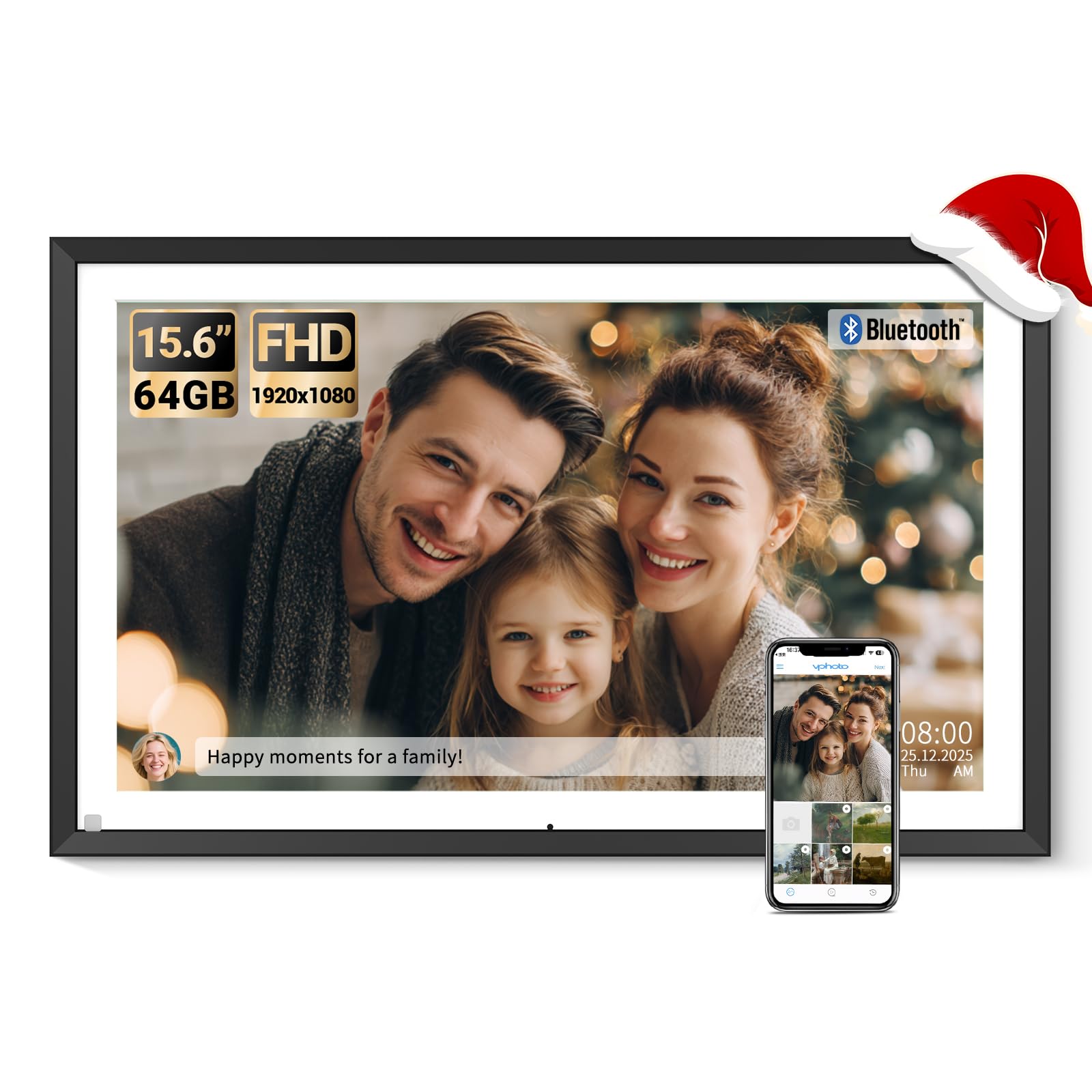 Amazon.com : BSIMB 15.6 Inch Digital Picture Frame, 64GB 1920x1080